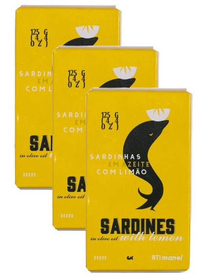 Ati Manel Sardines in Olive Oil with Lemon